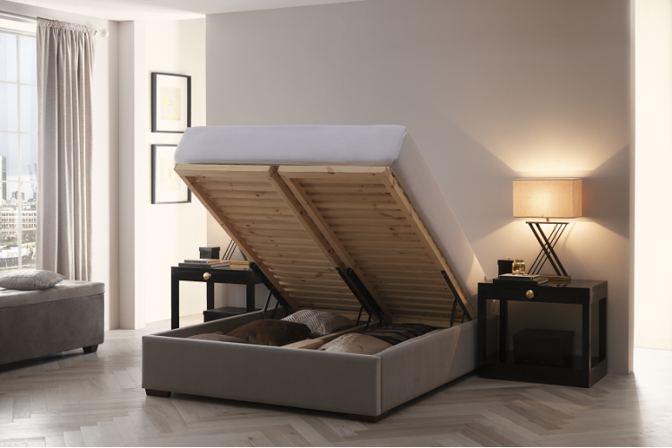 Amalthea Headboard and Storage Bed