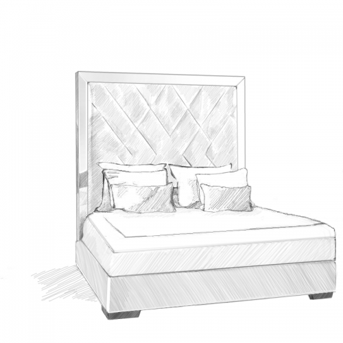 Amalthea Headboard and bed