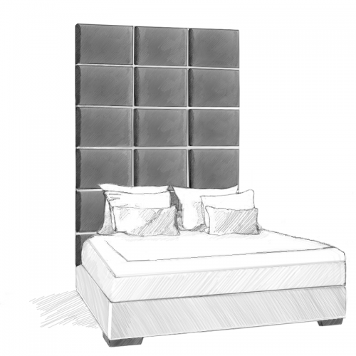 Belle Headboard and Storage Bed