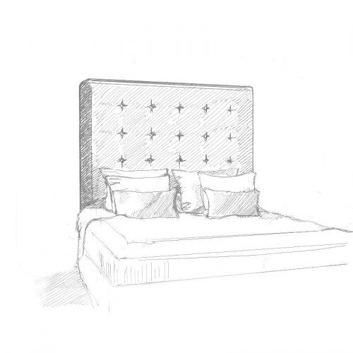 Avoir Headboard and  Storage Bed