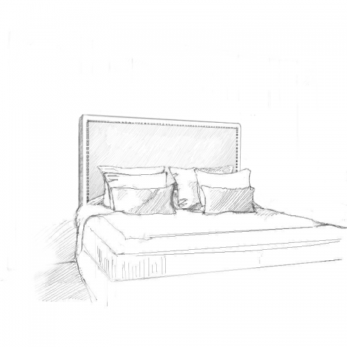 Epsilon Headboard and  Bed