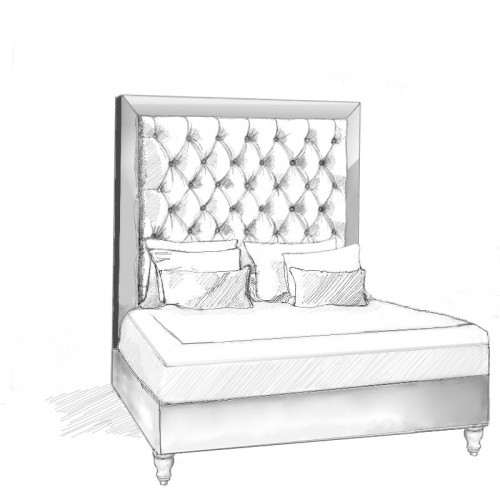 Galdana Headboard and Storage Bed