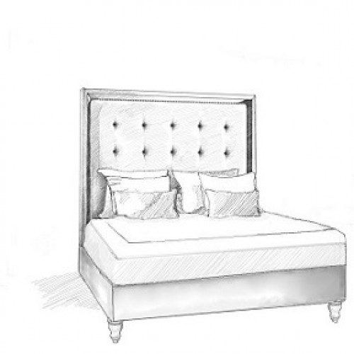 Orisa Headboard and Storage Bed