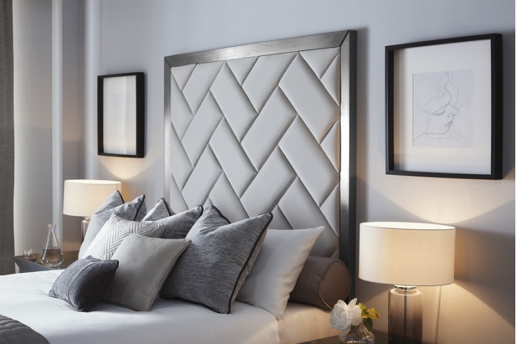 Leto Headboard and  Bed