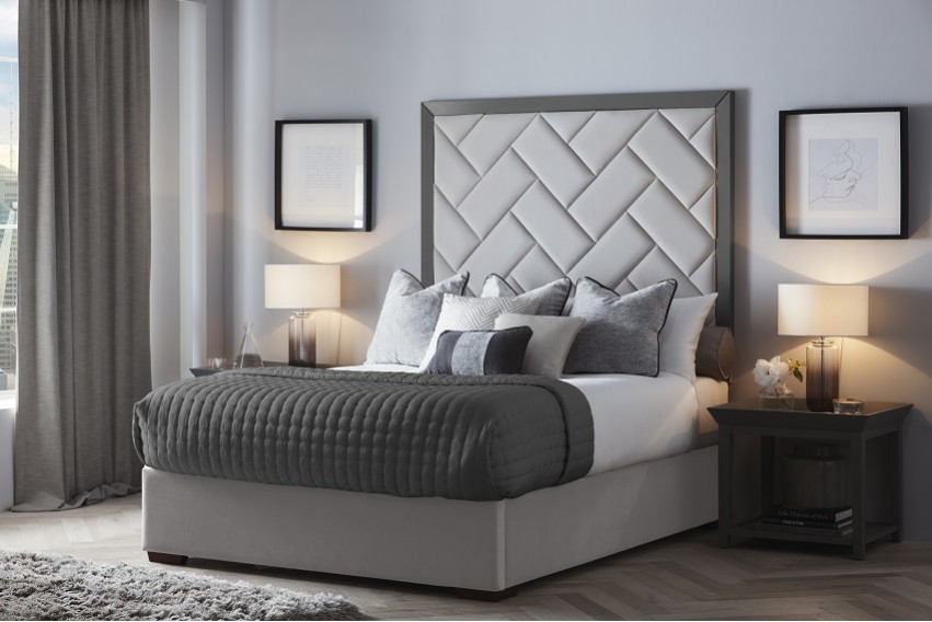 Leto Headboard and  Bed