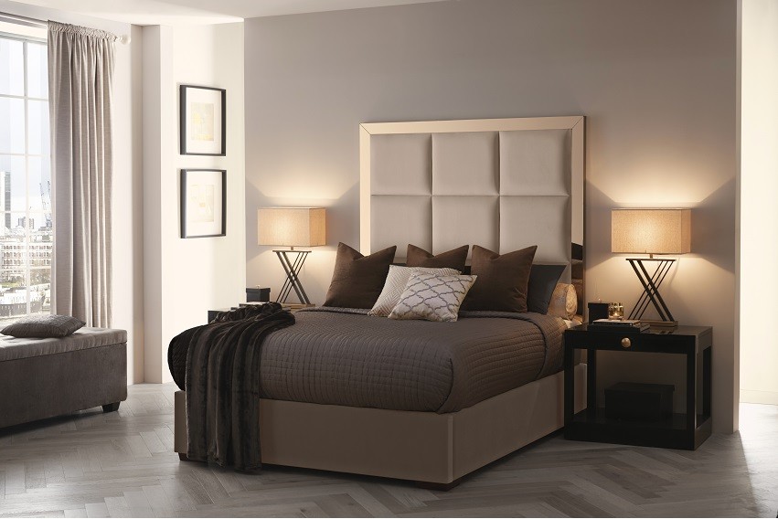 Luchiana Headboard and Storage Bed