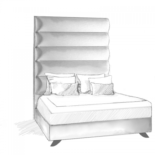 Aquila Headboard and Bed