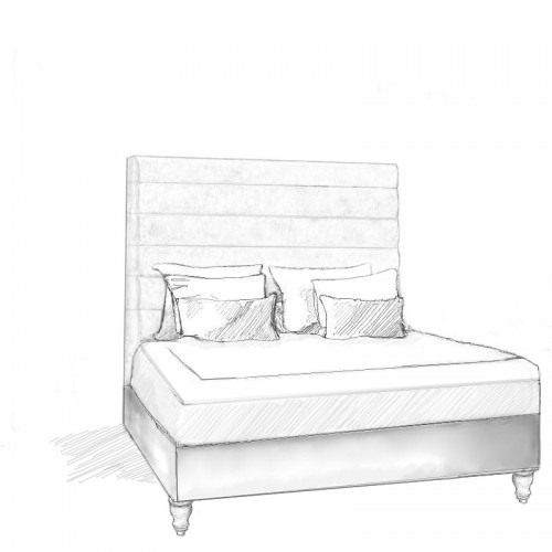 Sansa Headboard and Storage Bed