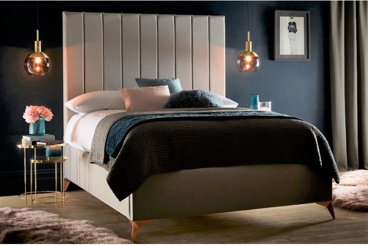 Delphinus Headboard and Storage Bed