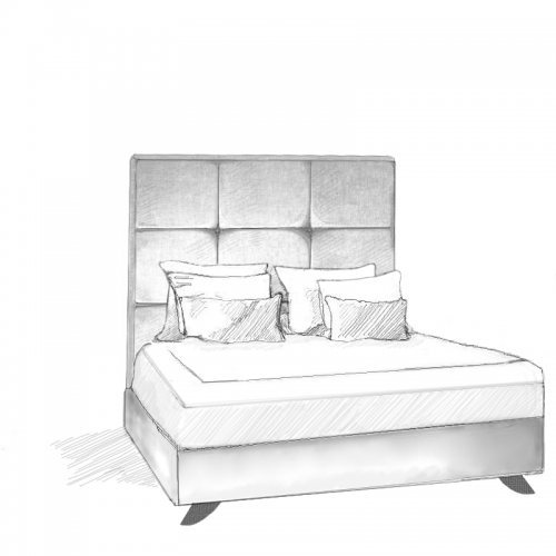 Ferox Headboard and Storage Bed