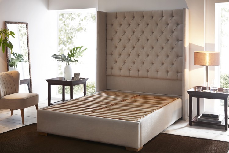 Cygnus Storage Bed, Extra Tall Headboard Bed King