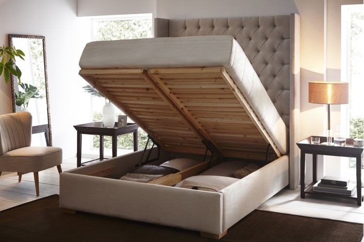 Cygnus Headboard and Storage Bed