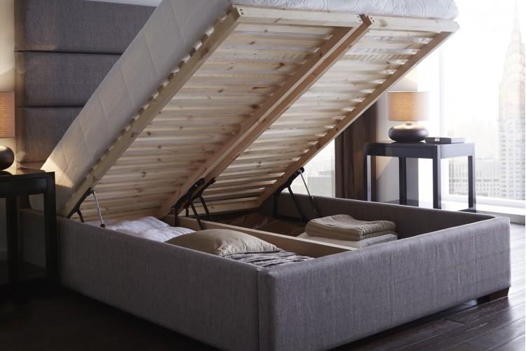 Adara Headboard and Storage Bed