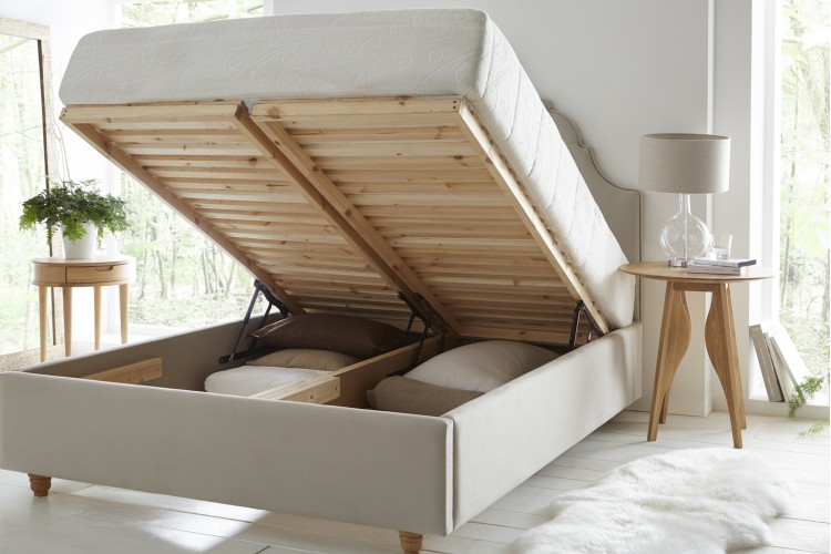 Estella Headboard and Storage Bed