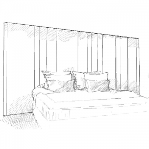 Aether Headboard and Bed