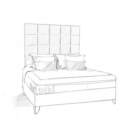 Chiaro Headboard and Bed